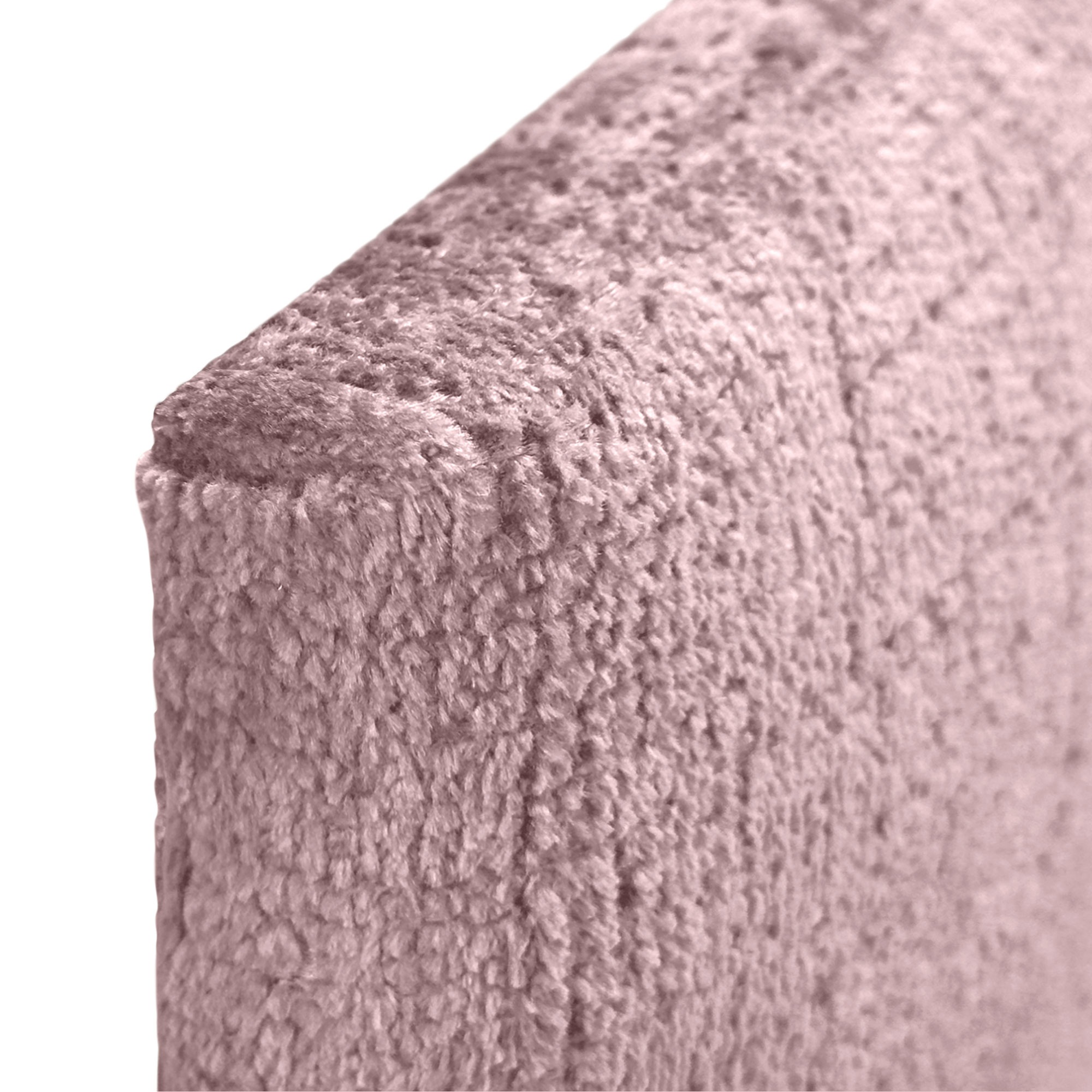 DHOME Testiera in lana ecologica premium finitura liscia con bottoni testiera imbottita per letto camera imbottitura lusso (Salmone, 110 cm) - 6