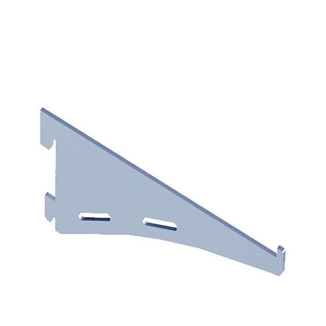 Element System Design Traeger 10103 Acciaio 1 pezzi, bianco di alluminio RAL 9006, 10102-00011