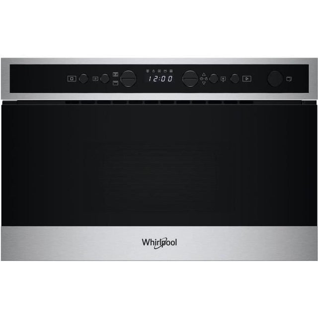 Four micro ondes encastrable Whirlpool WMN4I4BXF inox 22 L 2000 W avec gril quartz