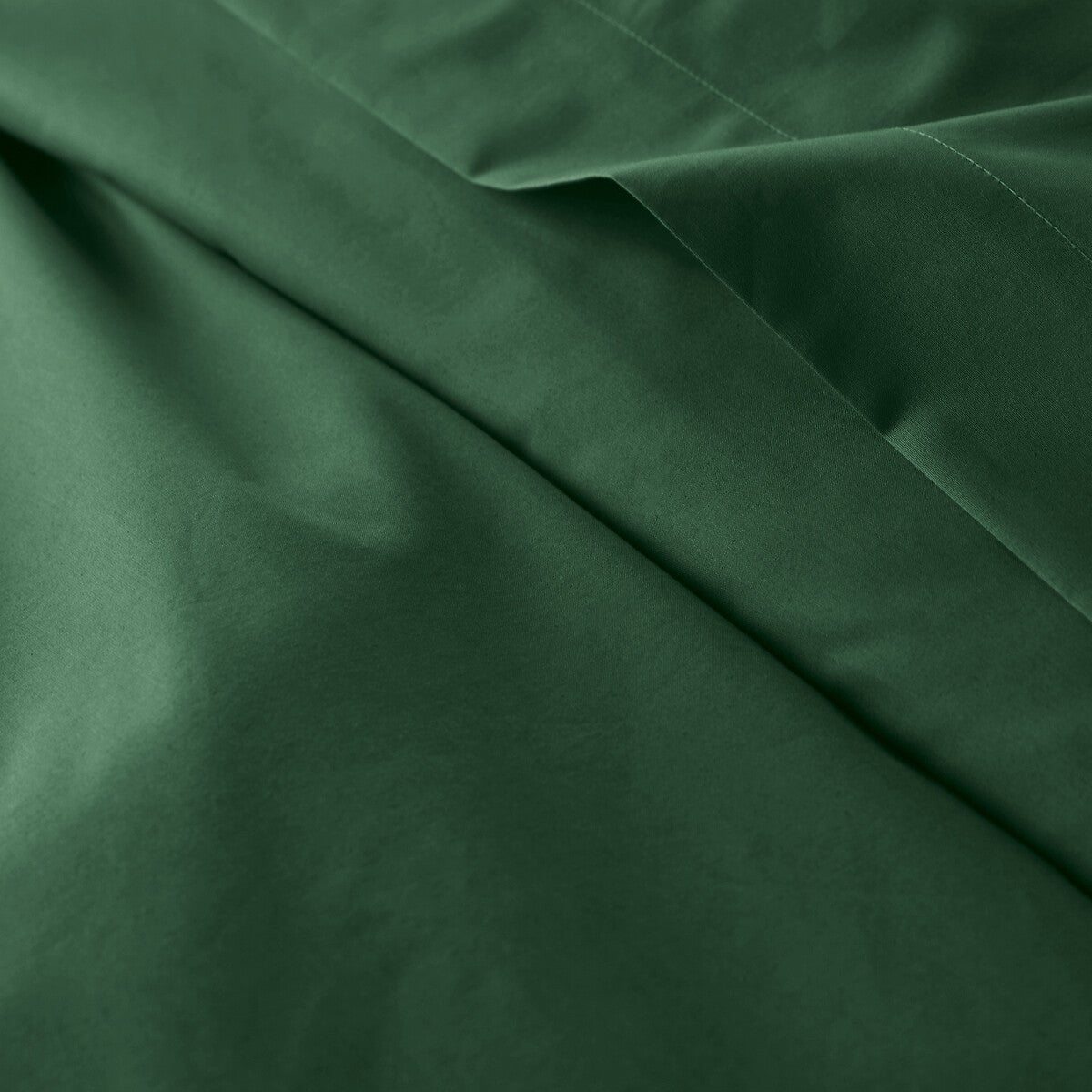 Housse de couette en percale de coton Scenario - Vert forêt - 240 x 220 cm - 4