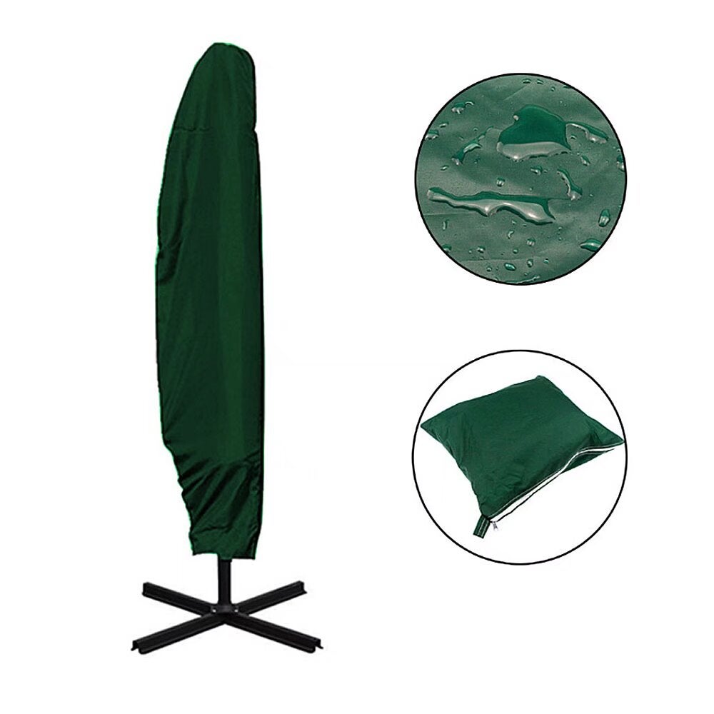 Pokrowiec ochronny na parasol wysięgnikowy, 210D wodoodporny i pyłoszczelny, odporny na promieniowanie UV, pokrowiec 280 cm na parasol wysięgnikowy