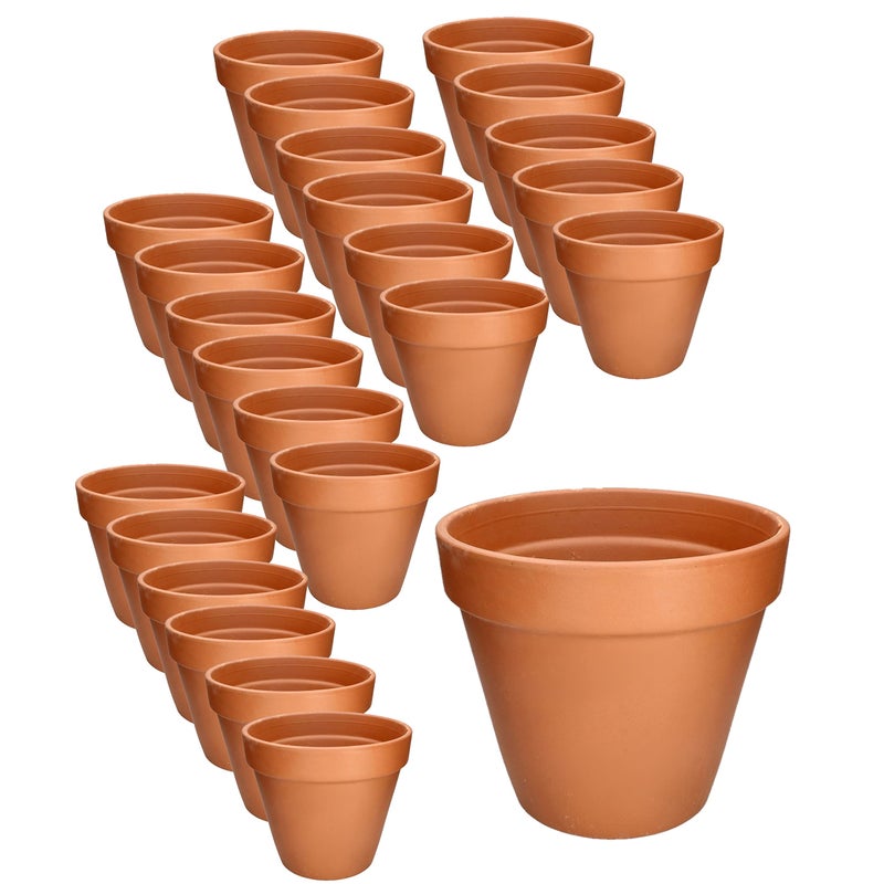 24x doniczka gliniana 6 donica ceramiczna terakota - KOTARBAU
