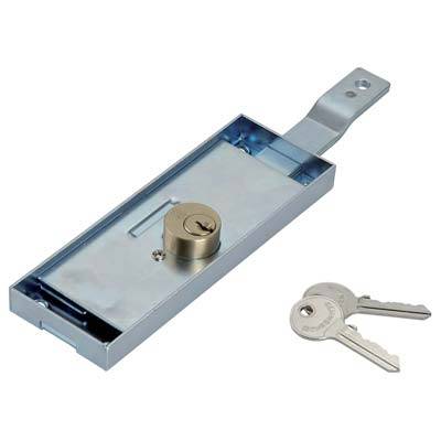 Serrure Métallique Securemme 2401 – Double Carte 28 Mm, Fermoir T, Chrome