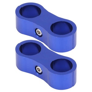Séparateur De Tuyau Tressé AN6 - Lot De 2 - Alliage Aluminium - Pour Organisation Lignes Carburant/huile