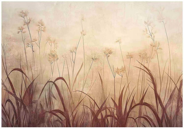 Fototapeta Trawa Natura Beton 350x250 cm Tapeta Do Sypialni Salonu Kuchni Na Flizelinie