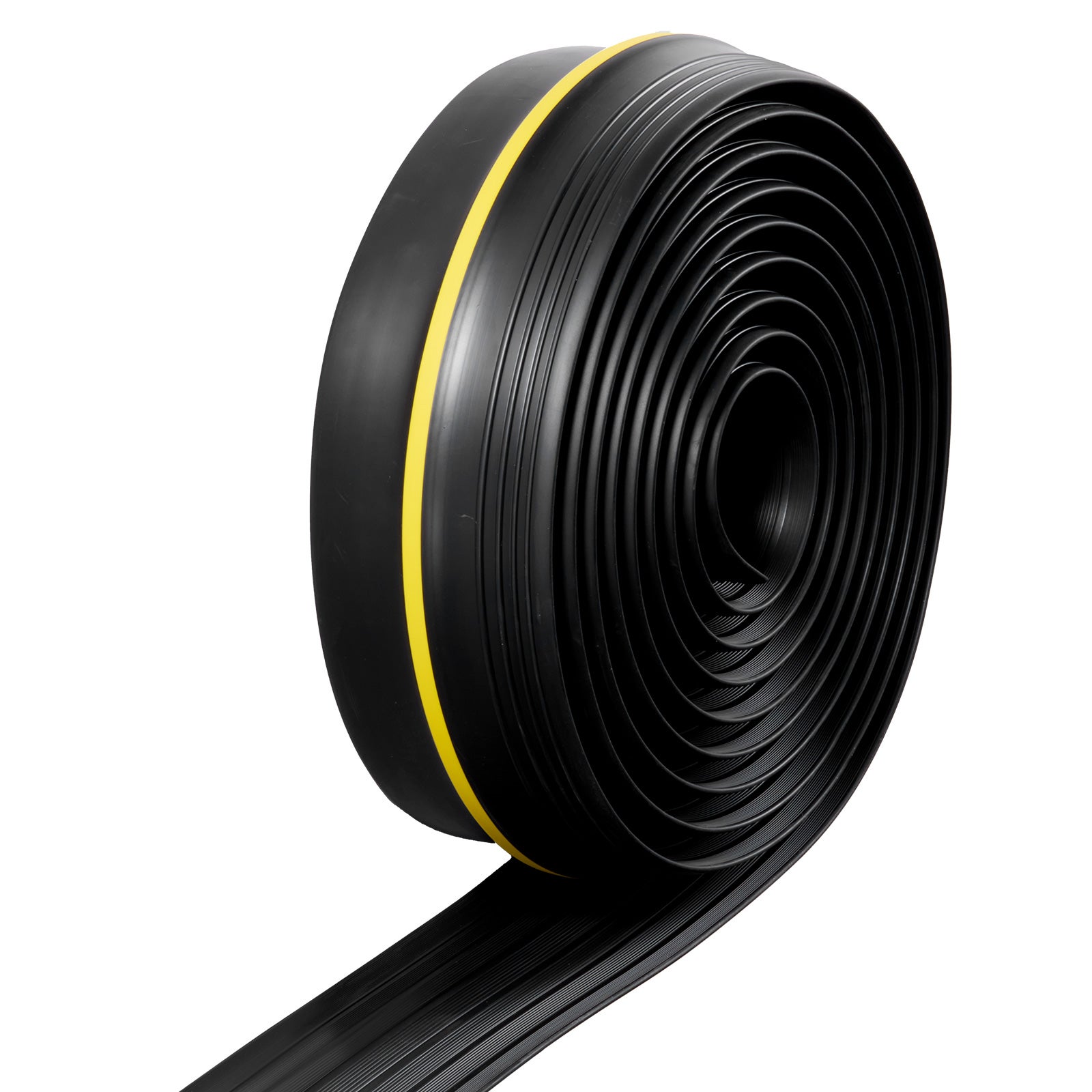 Bande d'Étanchéité SucceBuy pour Seuil de Garage 16,5 Pi, PVC Universel, Adhésif Renforcé, Joint Inférieur DIY, Noir - 3