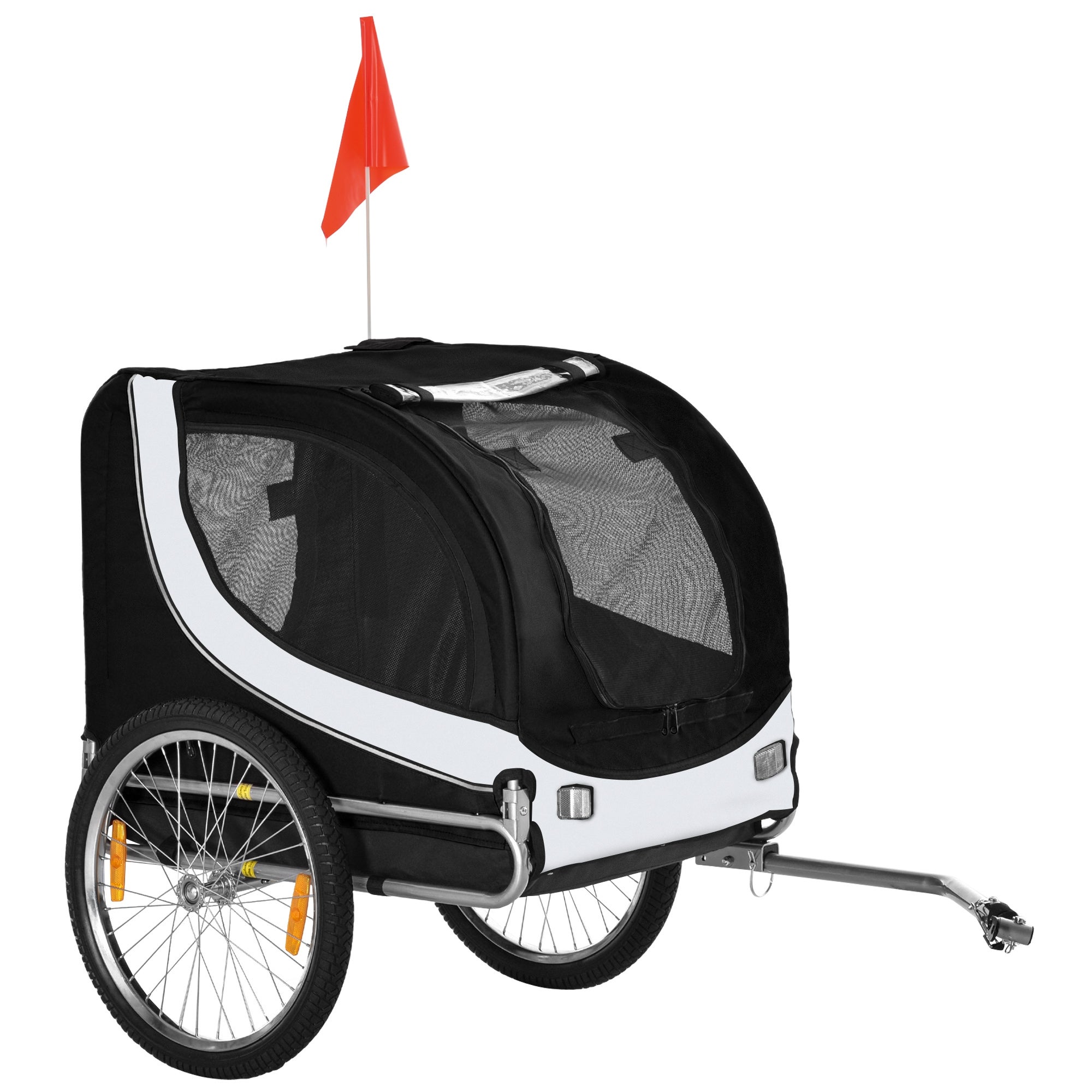 Remorque vélo pour chien de taille moyenne avec fenêtres latérales et — free download