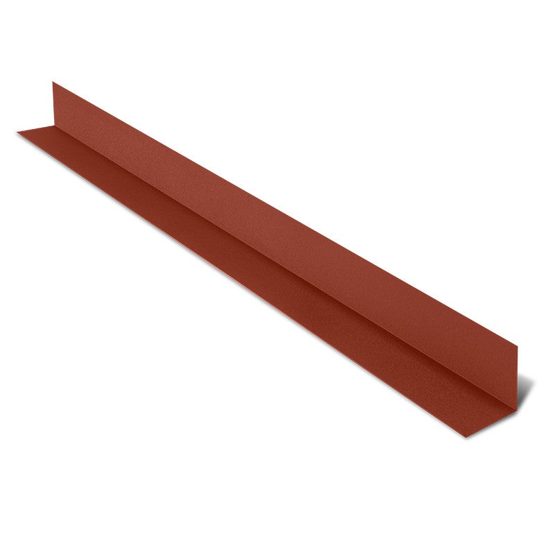 Rive Contre Mur pour tôle tuile BACACIER Tuile R® Brun mat 1000 mm Longueur - 2
