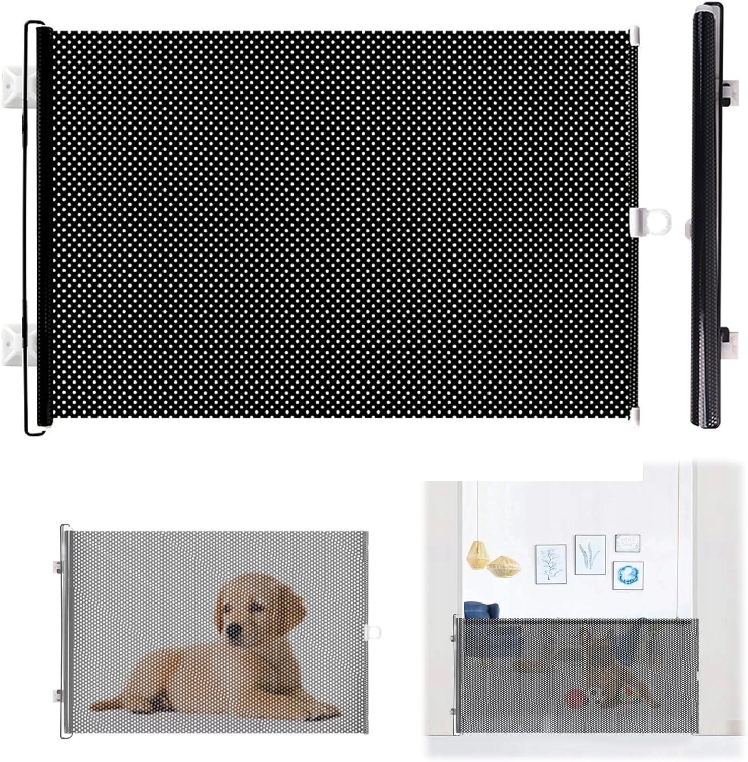 Petsfit Filet Voiture pour Chien Portable Filet de Protection Voiture Séparation pour Chien Chat