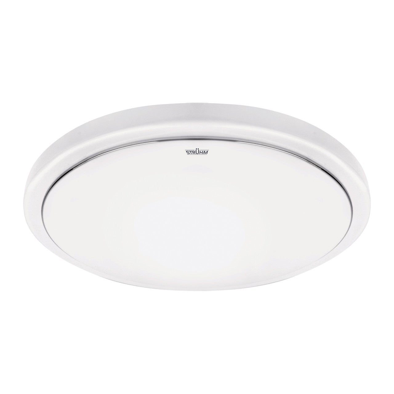 Plafon Sola okrągły biały LED 24W 4100K 1625lm wym: 6,3 x 33 cm IP44 tworzywo sztuczne Struhm