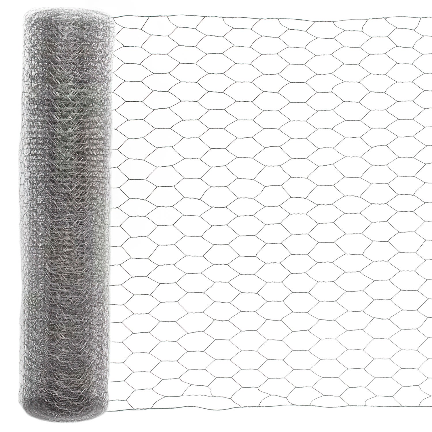 Grillage Poule Galvanisé 0.4m X 5m - Clôture Volière Avec Accessoires Inclus