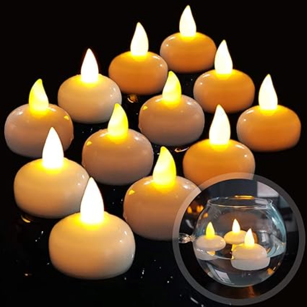 12 Pezzi Appese Luce Tremolante Candele LED Sospese Con Telecomando A Bacchetta Magica - 12 Pezzi, Luce Tremolante Calda - Per Feste E Matrimoni Candele Coniche Tremolanti - Foto 6