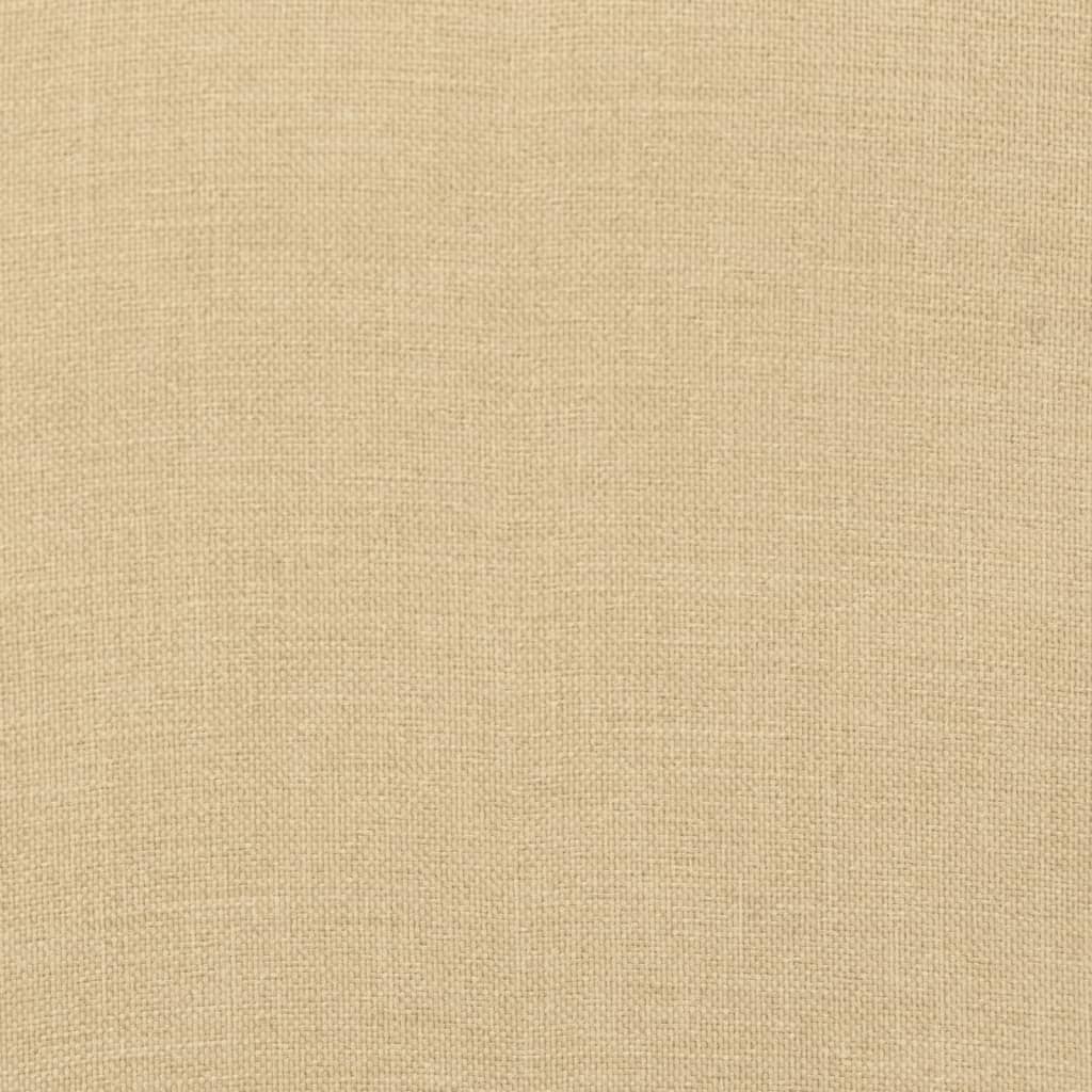Maison Exclusive - Coussin de banc de jardin beige mélangé 120x50x7 cm tissu - 7
