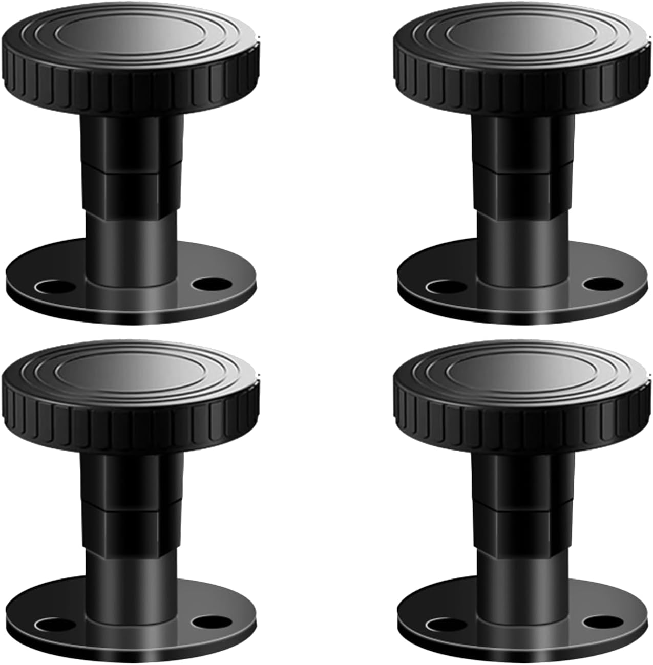 4 bucăți picioare de mobilier reglabile pe înălțime, nivelatoare, stabilizatoare pentru masă, dulapuri, scaune, scaune (50-55 mm)