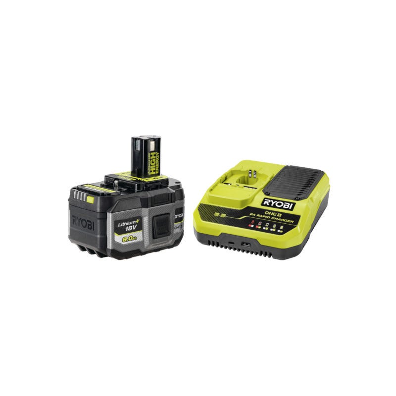 Batterie RYOBI Lithium+ 18V 4Ah + Chargeur de batterie en Promotion Batterie RYOBI Lithium+ 18V 4Ah + Chargeur de batterie en Promotion