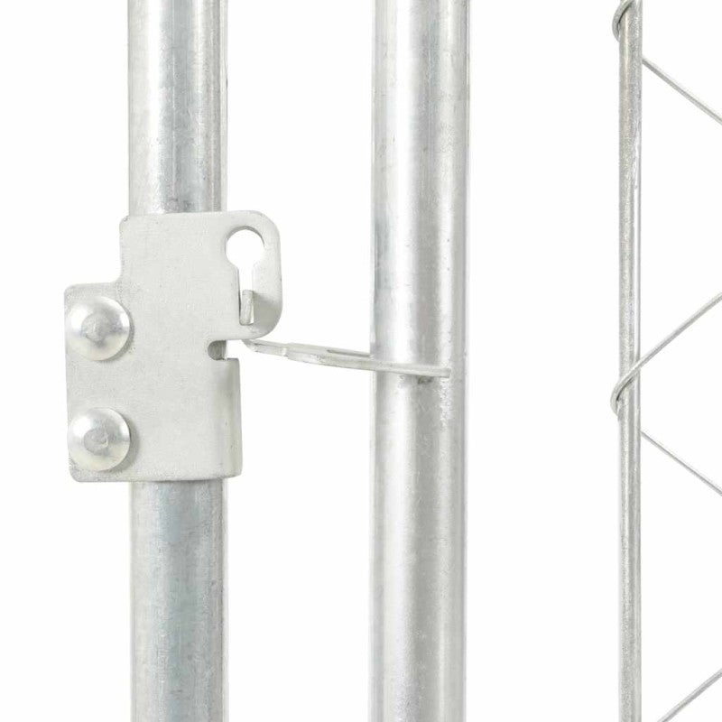 Canil de exterior com telhado 100x100x125 cm vidaXL - 4