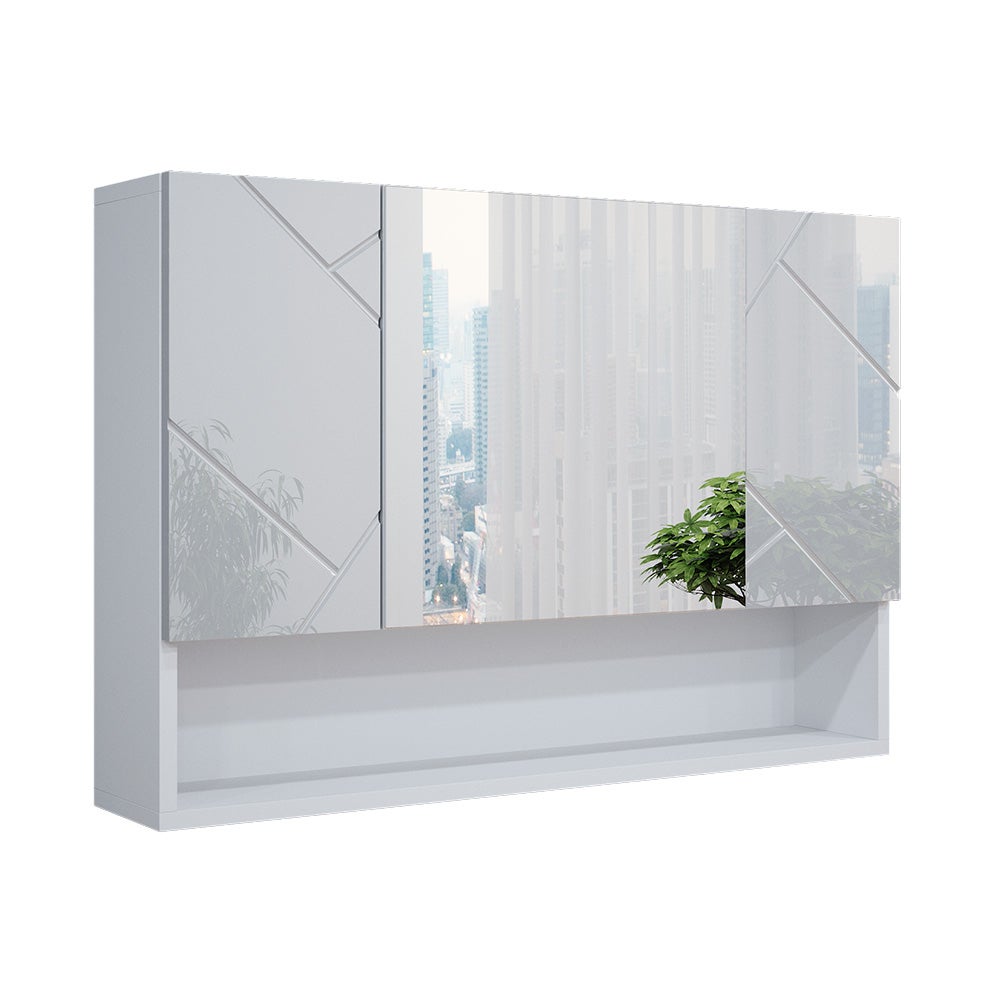 PARMA 60 cm armoire de toilette blanc brillant | Leroy Merlin