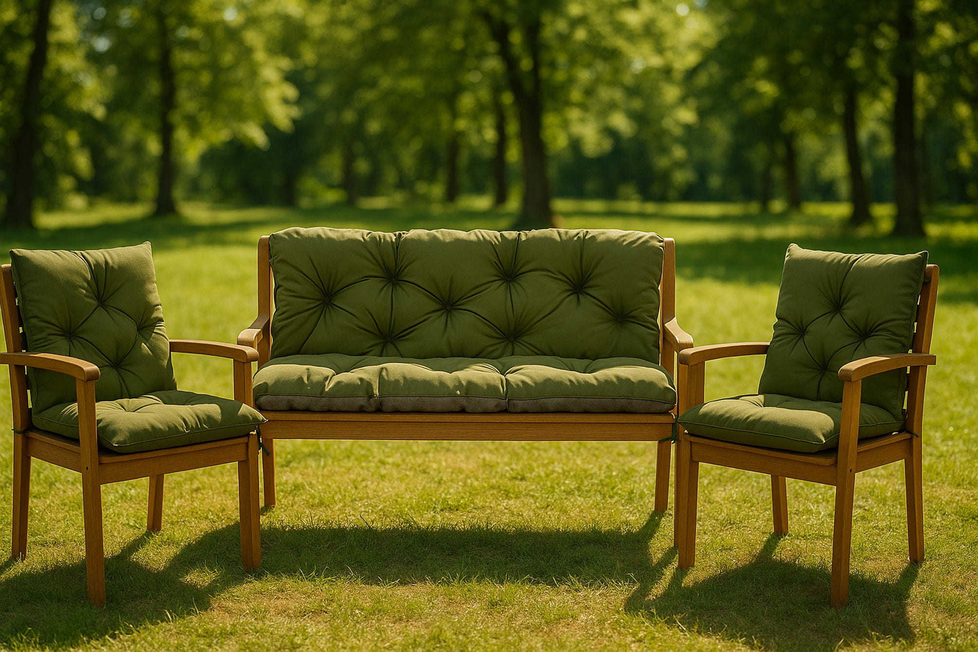 Coussin pour banc de jardin 140x50x50cm, coussin de jardin Vert, coussin de balançoire, coussin de banc extérieur, coussin de banc de jardin - 6