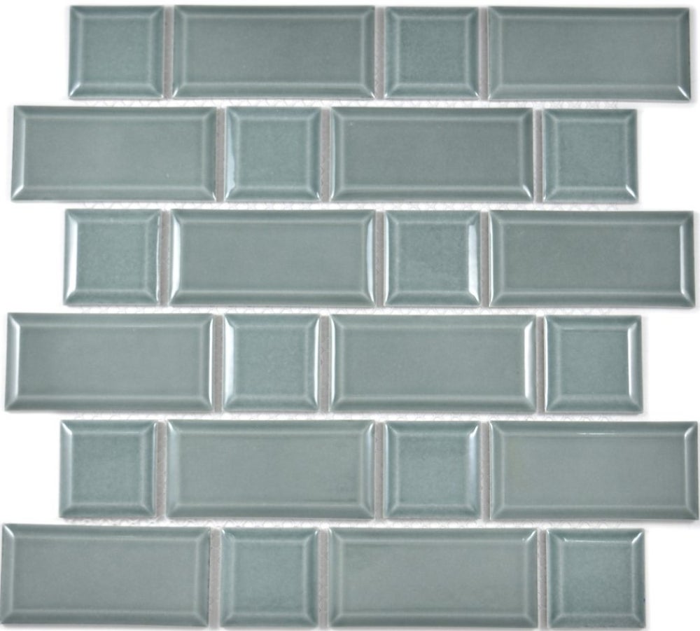 Mosaïque En Céramique Effet Baguette Pétrole Brillant - 24-cg61, Idéale Pour Salle De Bain