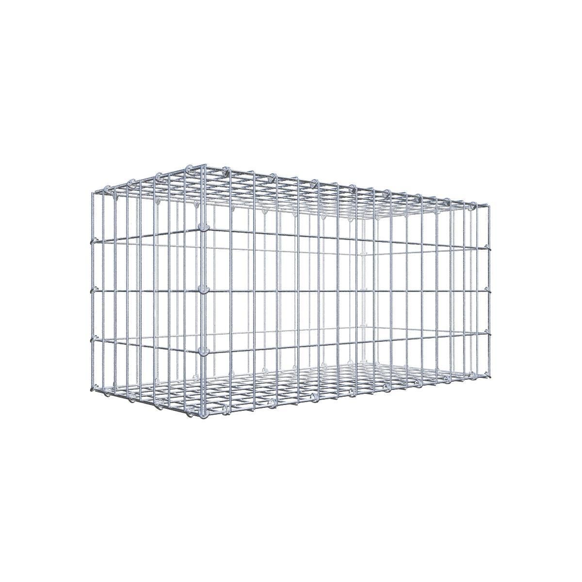 Gabion 80 cm x 40 cm x 40 cm (dł. x wys. x gł.), rozmiar oczka 5 cm x 10 cm, pierścień C