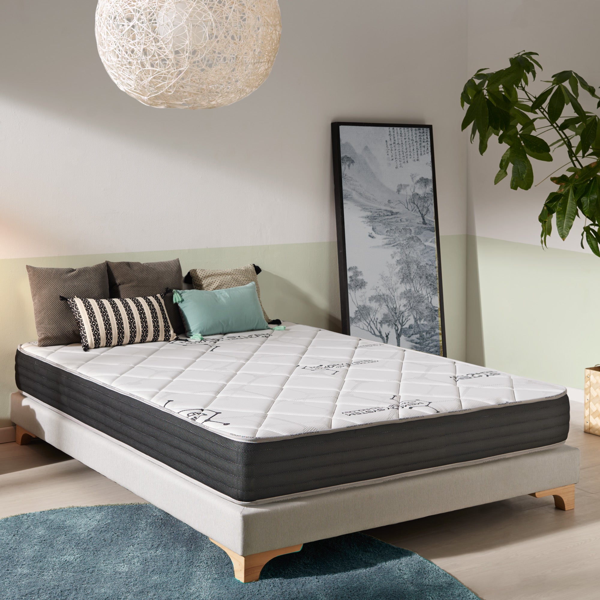 Sweetnight Matelas 160x190 cm Mémoire de Forme, Épaisseur 20 cm, Mousse en Gel, Ressorts Ensachés - Parfait Soutien Confortable et Extrêmement Durable Sweetnight Matelas 160x190 cm Mémoire de Forme, Épaisseur 20 cm, Mousse en Gel, Ressorts Ensachés - Parfait Soutien Confortable et Extrêmement Durable