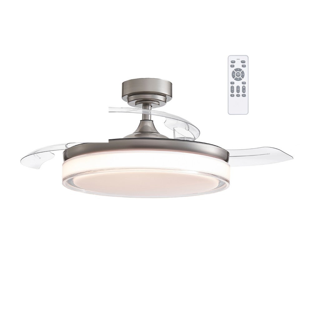 Plafoniera LED dimmerabile con ventilatore LED/45W/230V +TC