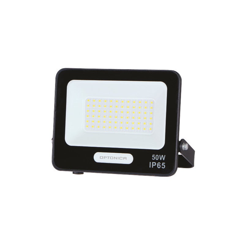 Proyector LED SMD 50W - 4500lm 4000K IP65 120° Negro - 188x170x32mm ...