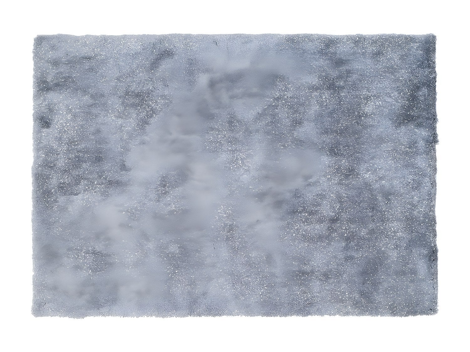 Dywan shaggy GLITTER 160 x 230 cm - Srebrny