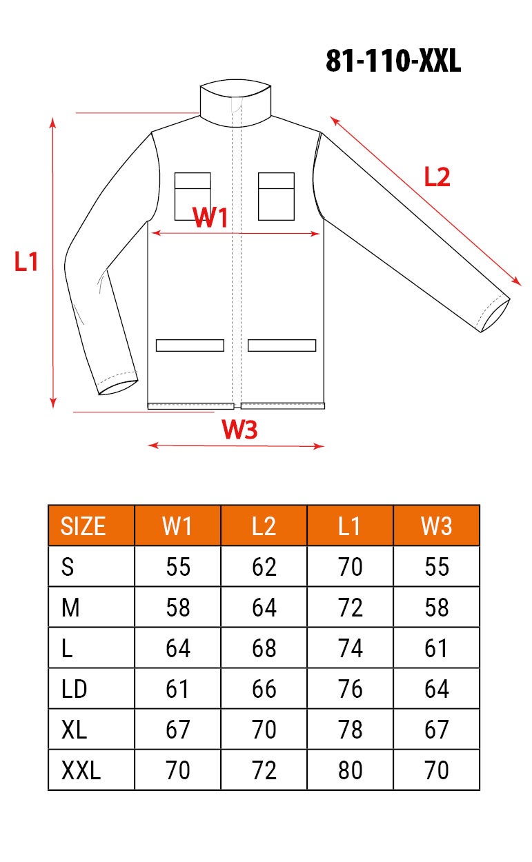 Jacheta de lucru alba, marimea XLL/58 81-110-XXL | Leroy Merlin