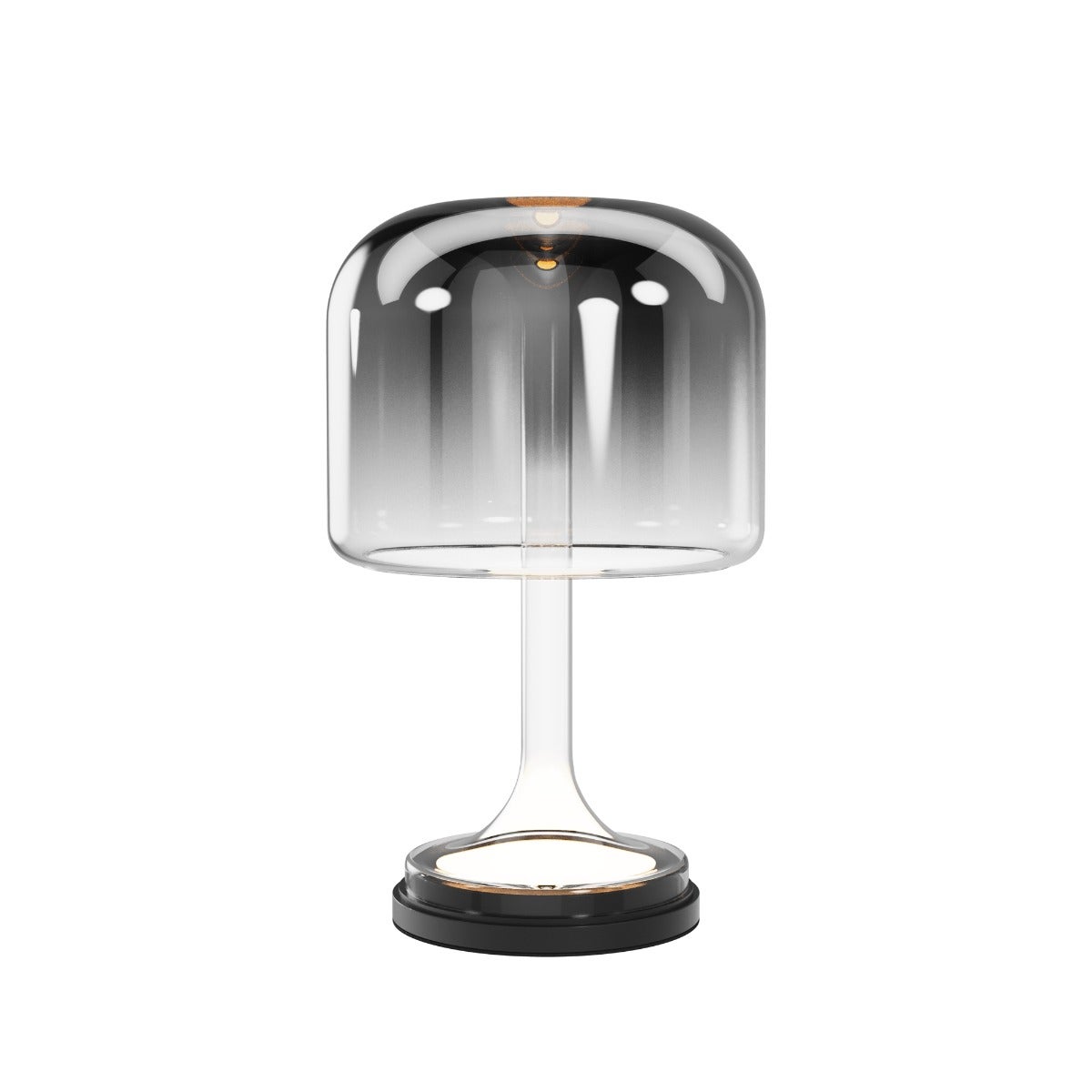Lampa stołowa LED SPIRITO 18W 3000K 820lm szkło czarna-dymiona wym:42x26x26cm IP20 Maytoni