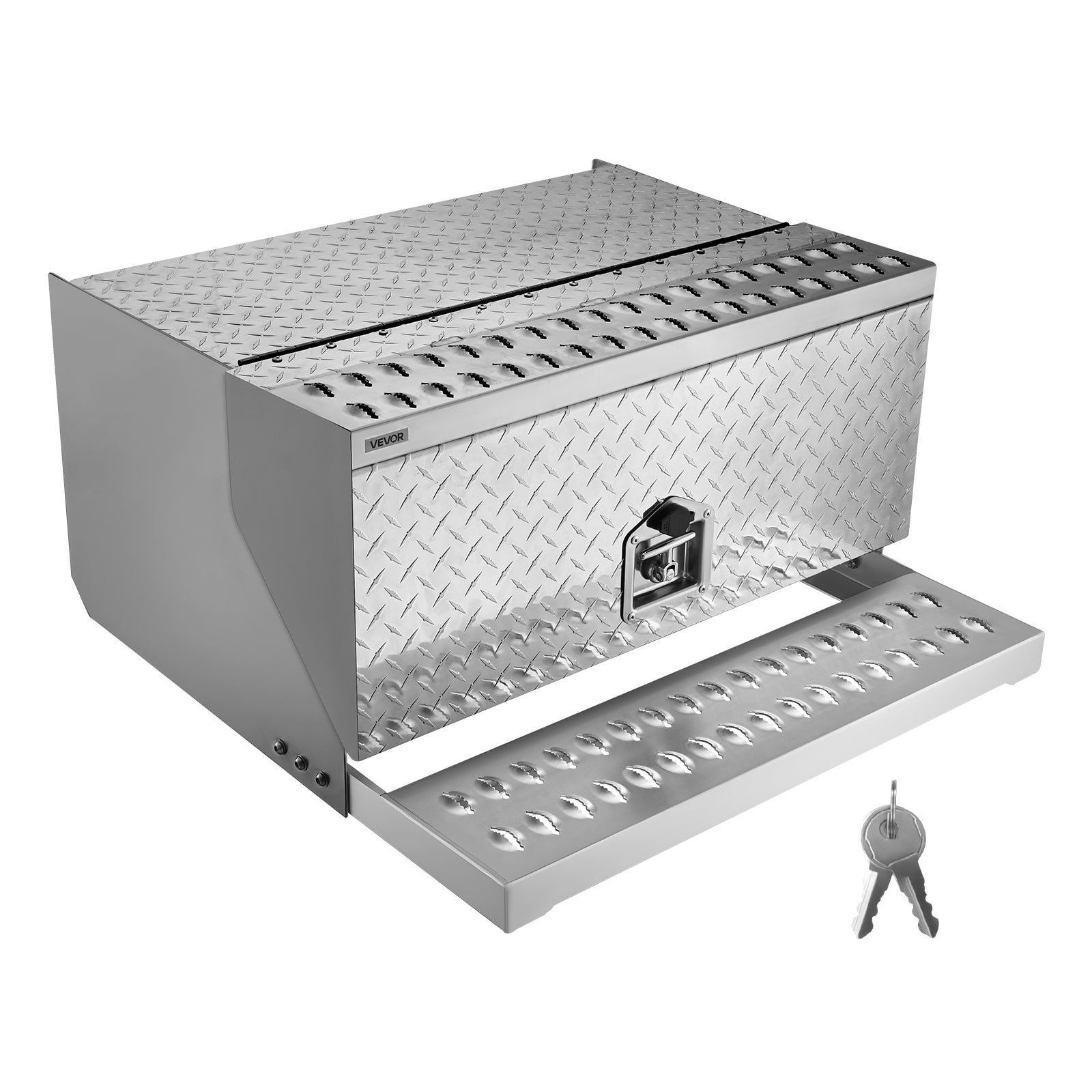 Skrzynia Narzędziowa Stopień VEVOR, Aluminium, 760 x 750 x 400 mm, Wodoodporna, Zamek T