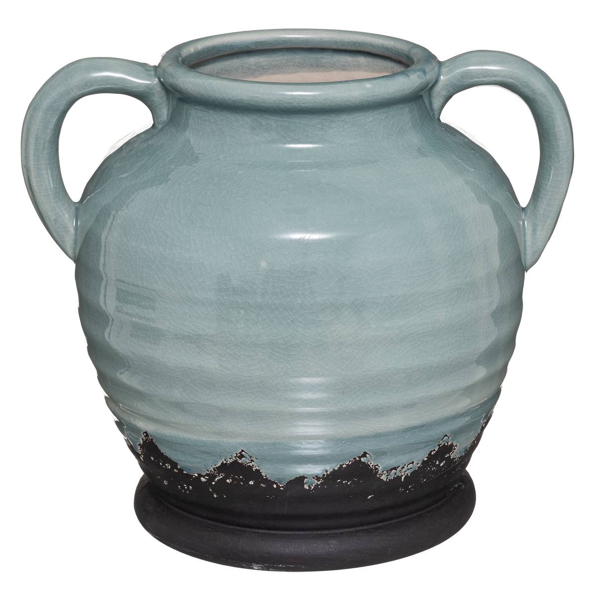 Vase décoratif en céramique Olive | coloris vert olive