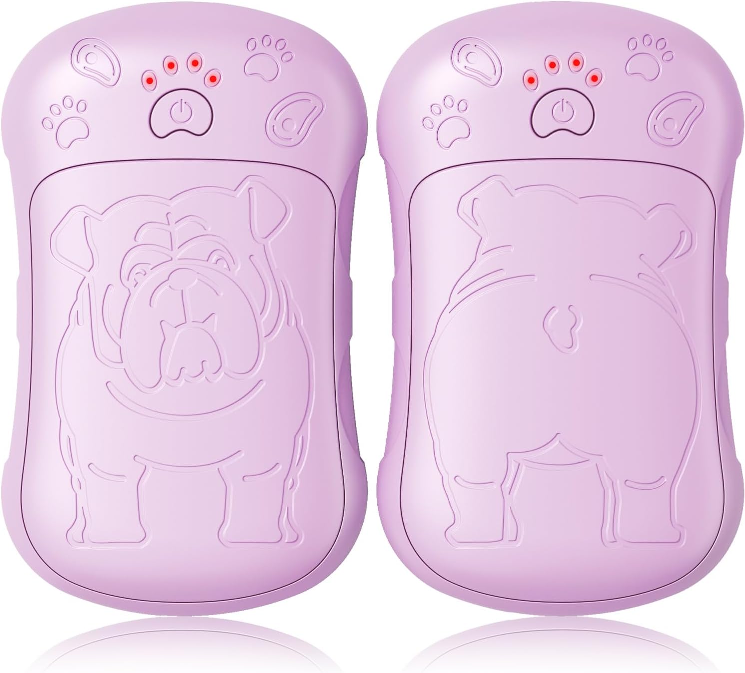 Ogrzewacze do rąk ładowalne, zestaw 2 sztuk, silne pole magnetyczne, port USB, idealne na kemping, do gry w golfa, na polowanie i w podróż, kolor fio