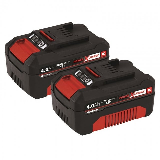Einhell 4511489 - Lot de batteries 18V Power-X-Change Li-ion - 4.0Ah (2 piÃ¨ces)