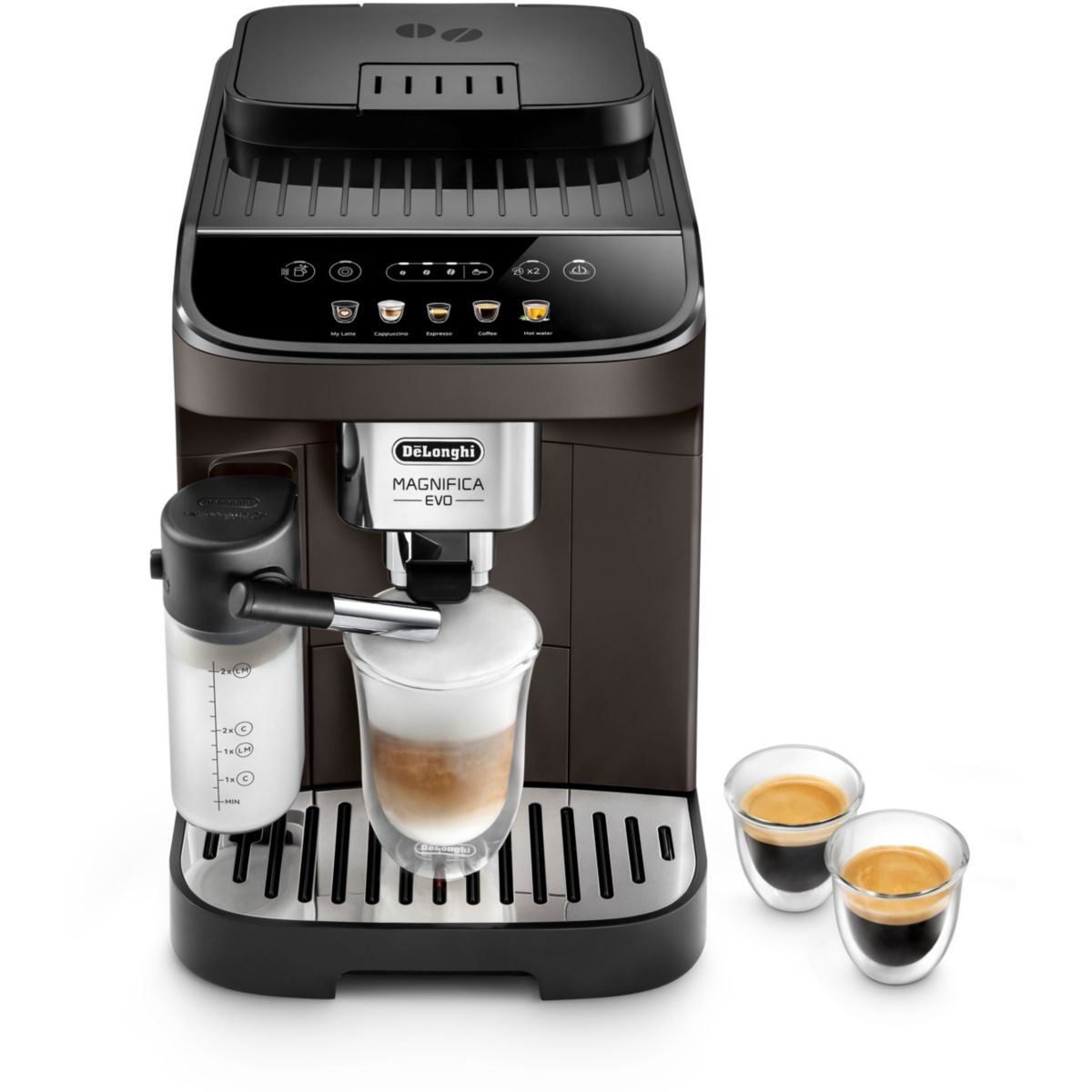 Expresso Broyeur DELONGHI Magnifica Evo ECAM293.61.BW Marron | Leroy Merlin