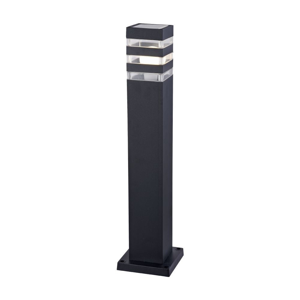 Lampa ogrodowa stojąca Bronx czarna 1xE27x60W IP54 wym: 79,6 x 15,5 x 15,5 cm aluminium Maytoni