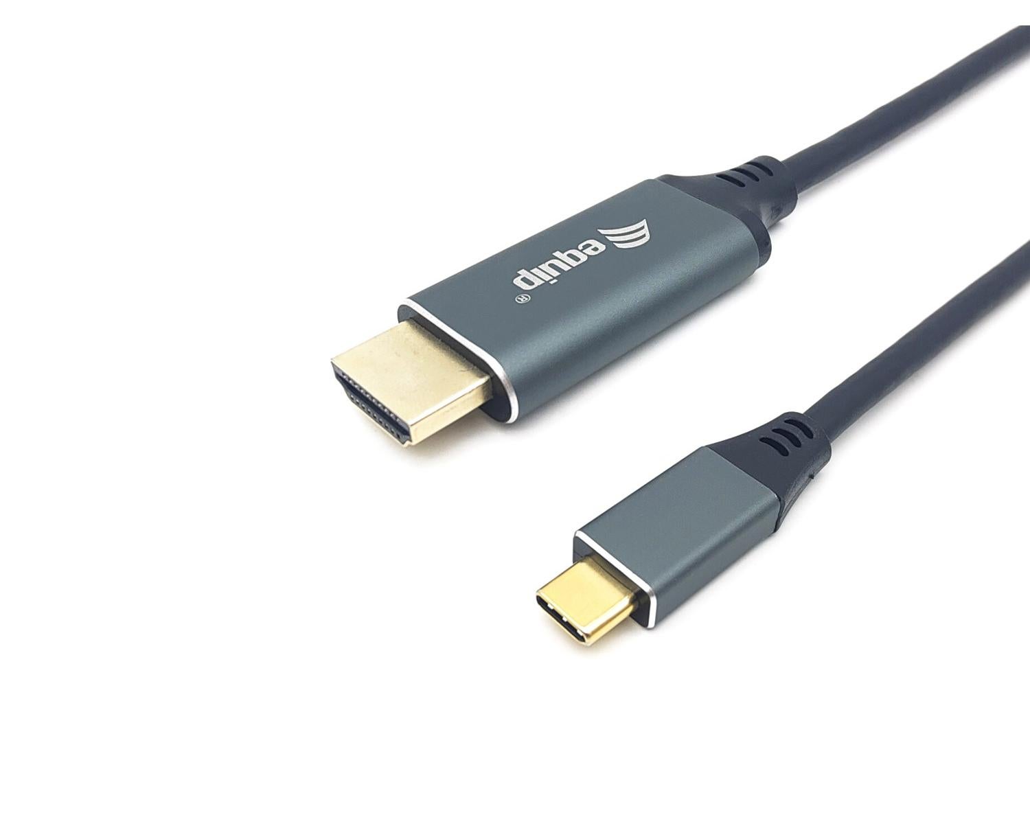 Equip Cable Usb-C A Hdmi Macho Macho 3M 4K/60Hz Carcasa Conector Aluminio Ref. 133417 - Imagen 2