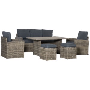 vidaXL Set da Pranzo 7 pz Elegante Moderno Robusto Arredi
