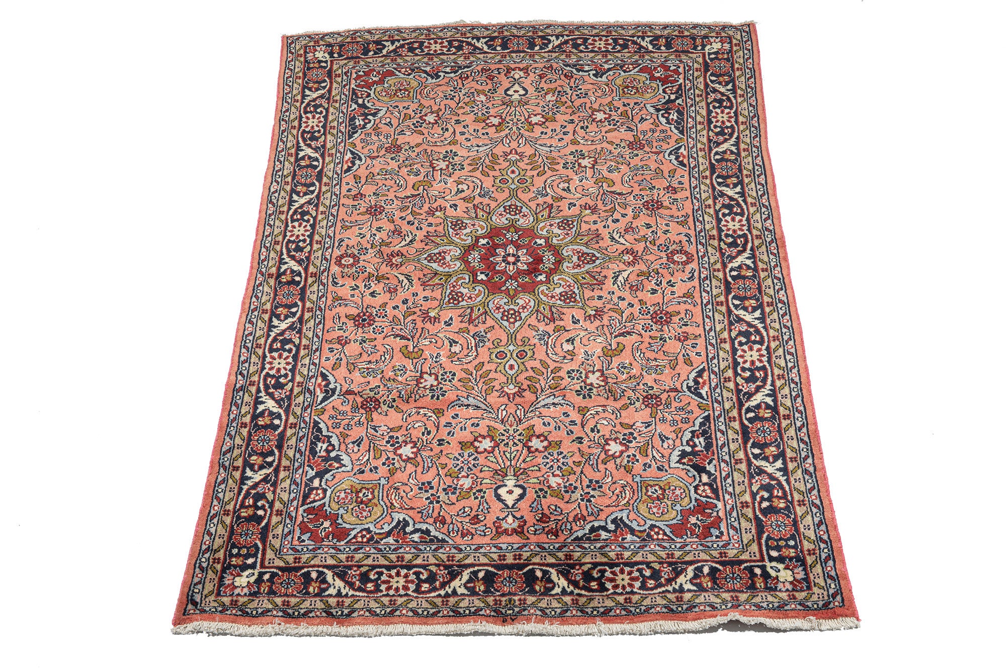 Oryginalny ręcznie robiony dywan orientalny, wymiary: 190x121 cm z certyfikatem autentyczności