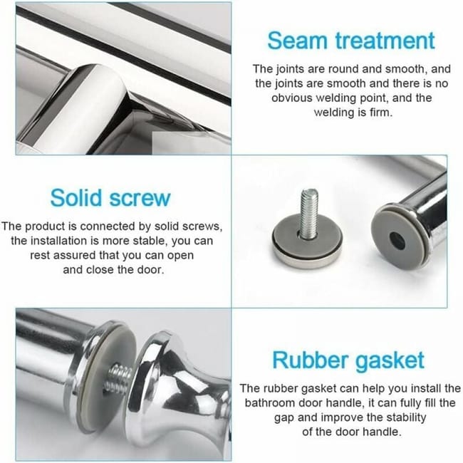 Maniglia Da Bagno Cromata KEUCO - Portata 115 Kg, Montaggio A Parete - Foto 5