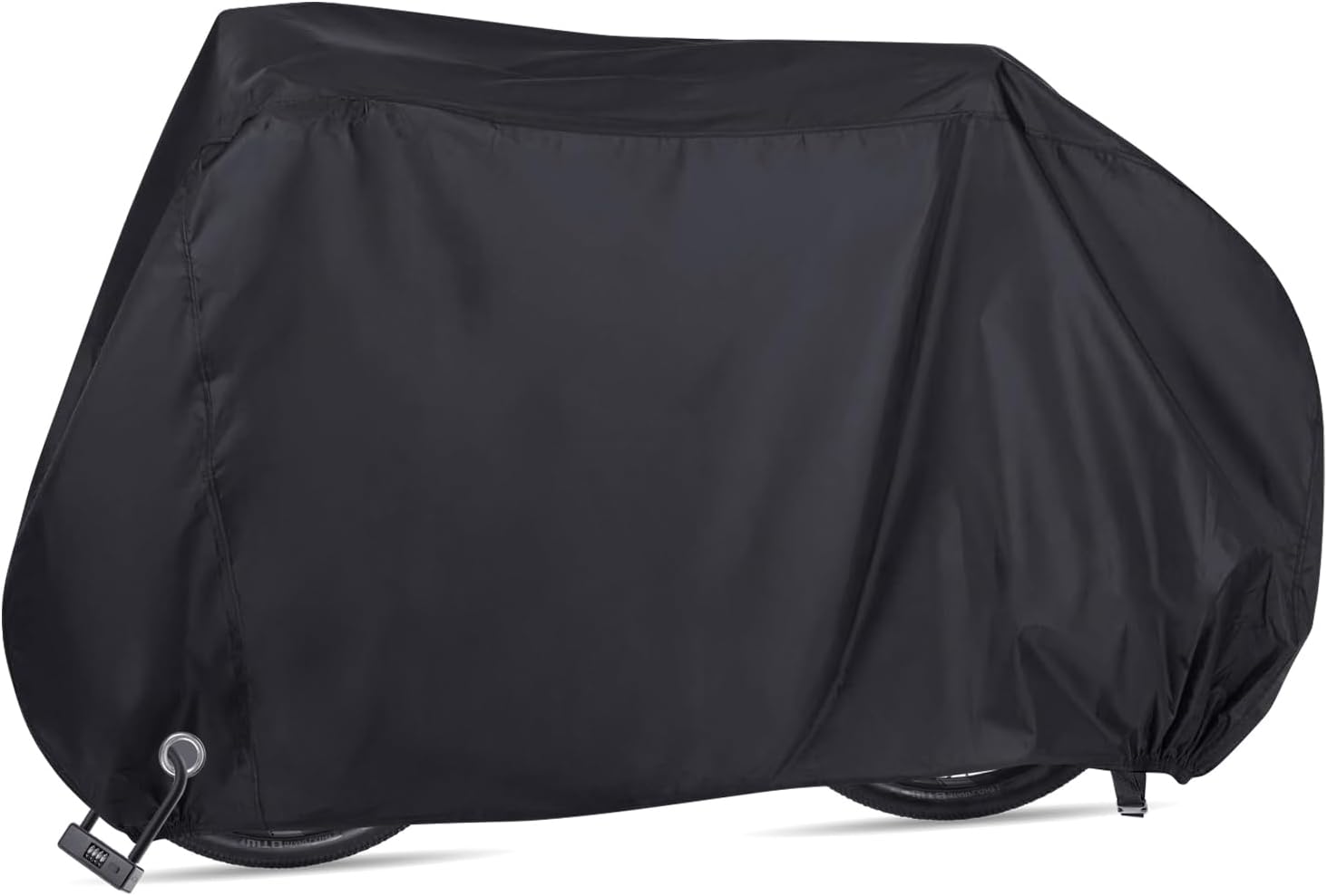 Pokrowiec na rower z tkaniny Oxford 210D, wodoodporny, premium - 200 x 110 x 70 cm - pokrowiec ochronny na rower do użytku na zewnątrz z torbą