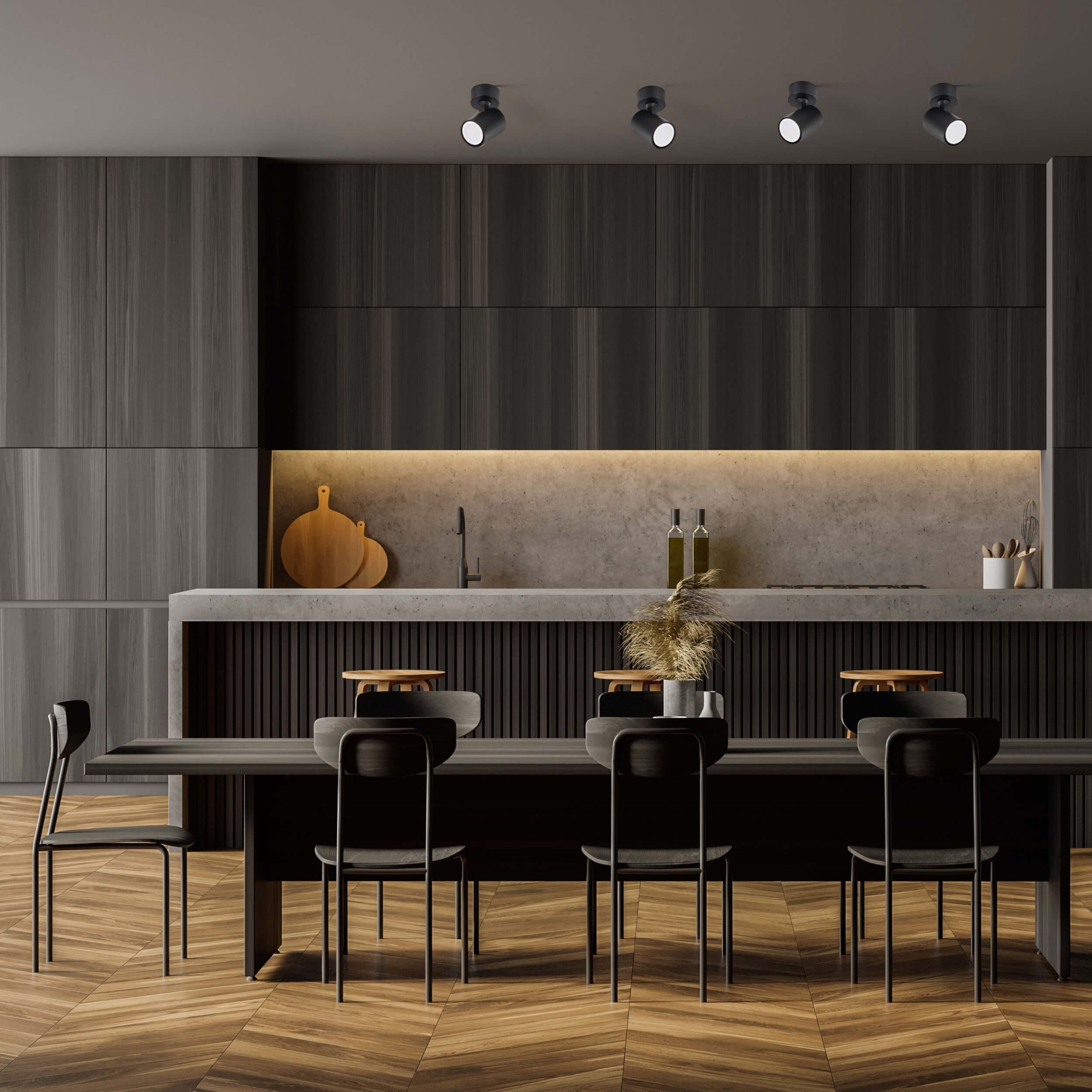 Reflektor sufitowy Spot SNOW czarny 1xGU10x50W wym: 11,6 x 6 x 6 cm IP20 Light Prestige - 2