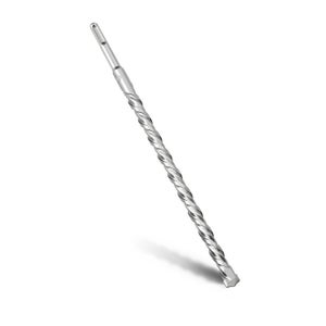 Punta Trapano SDS Plus Per Calcestruzzo - 8x210 Mm, 4 Taglienti In Metallo Duro, Doppia Elica - Foto 2