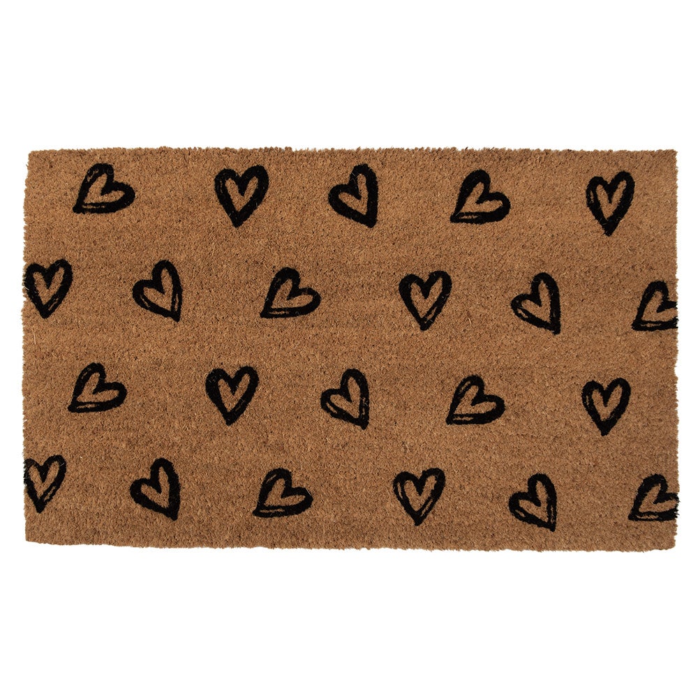 ORYX Tappetino Per Bagno In Fibra Di Cocco E Gomma – Forma A Mezzaluna Con Pietre Simulate, 75x45x1 Cm, Colore Blu