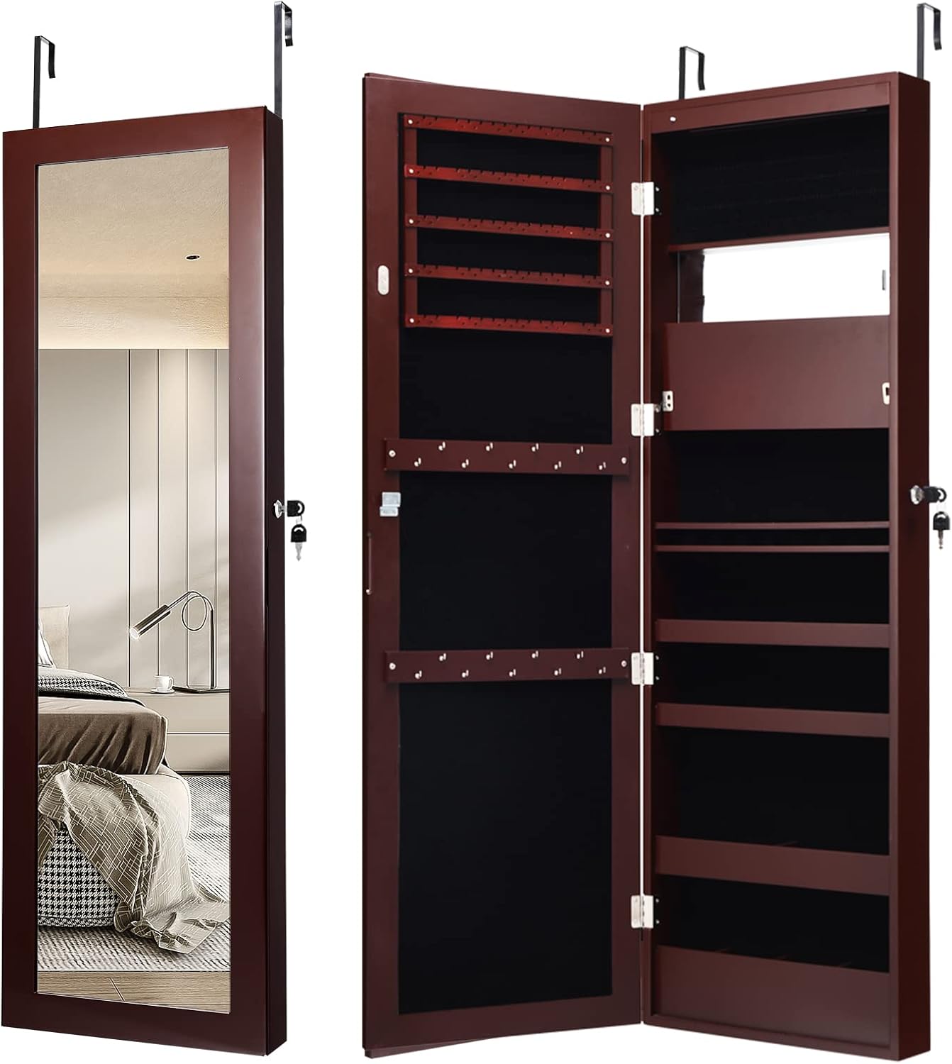 Armoire Murale Rustique Pour Arme De Poing – Dissimulée Avec Serrure Magnétique