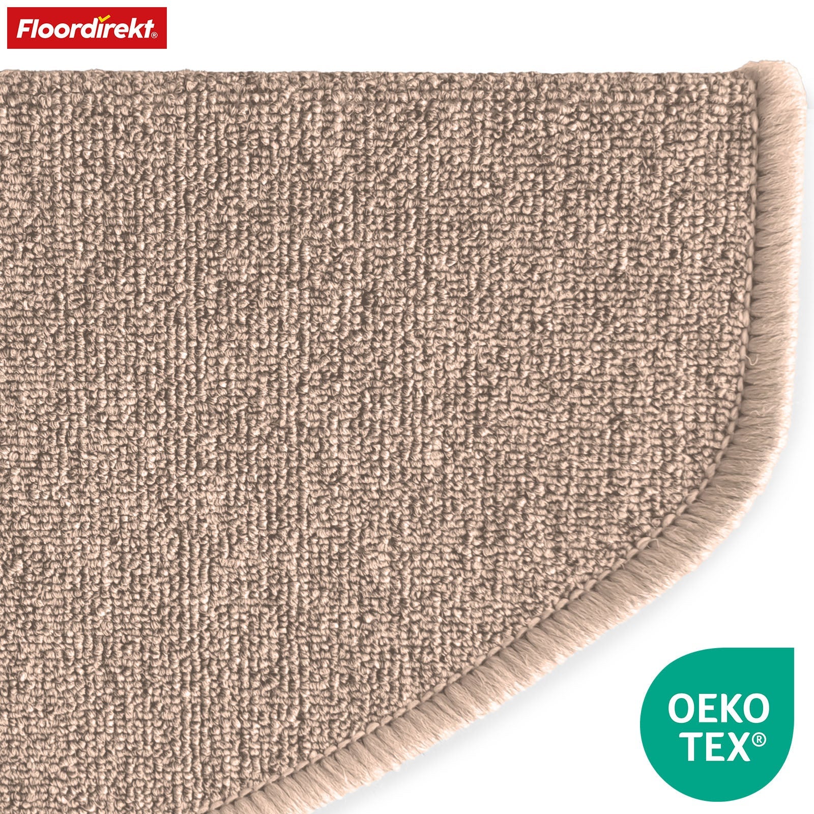 x15 Tapis de marche demi-circulaires London Pro - Beige - 3