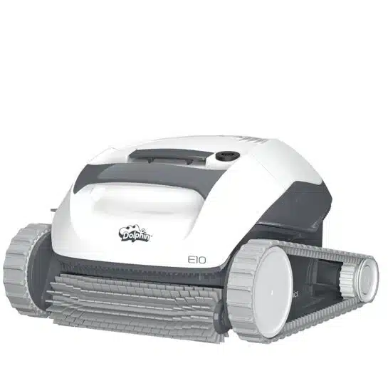 Dolphin e10 Robot nettoyeur de piscine 8m Brosse active à double vitesse sans effort du fond de la piscine Filtre supérieur - 3