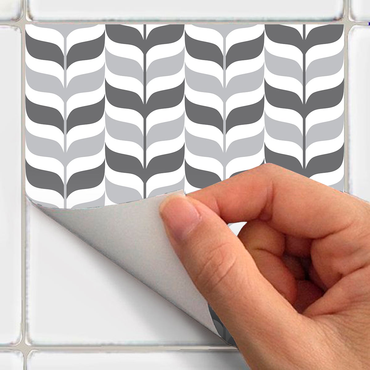 9 adesivi piastrelle di cemento azulejos rachia - Sticker adesivo - adesivi murali - 9stickers15x15cm - 4