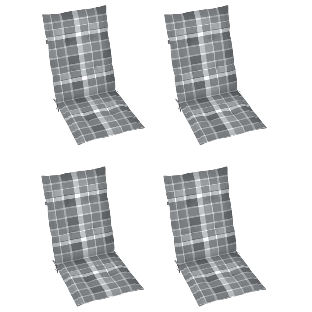 Chaise de jardin avec coussin Maison Exclusive en bois Gris - 6