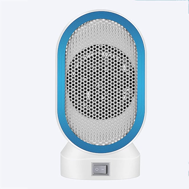 Mini calefactor eléctrico, ventilador de calefacción doméstica de 400 W, mini calefactor solar silencioso de bajo consumo (Co